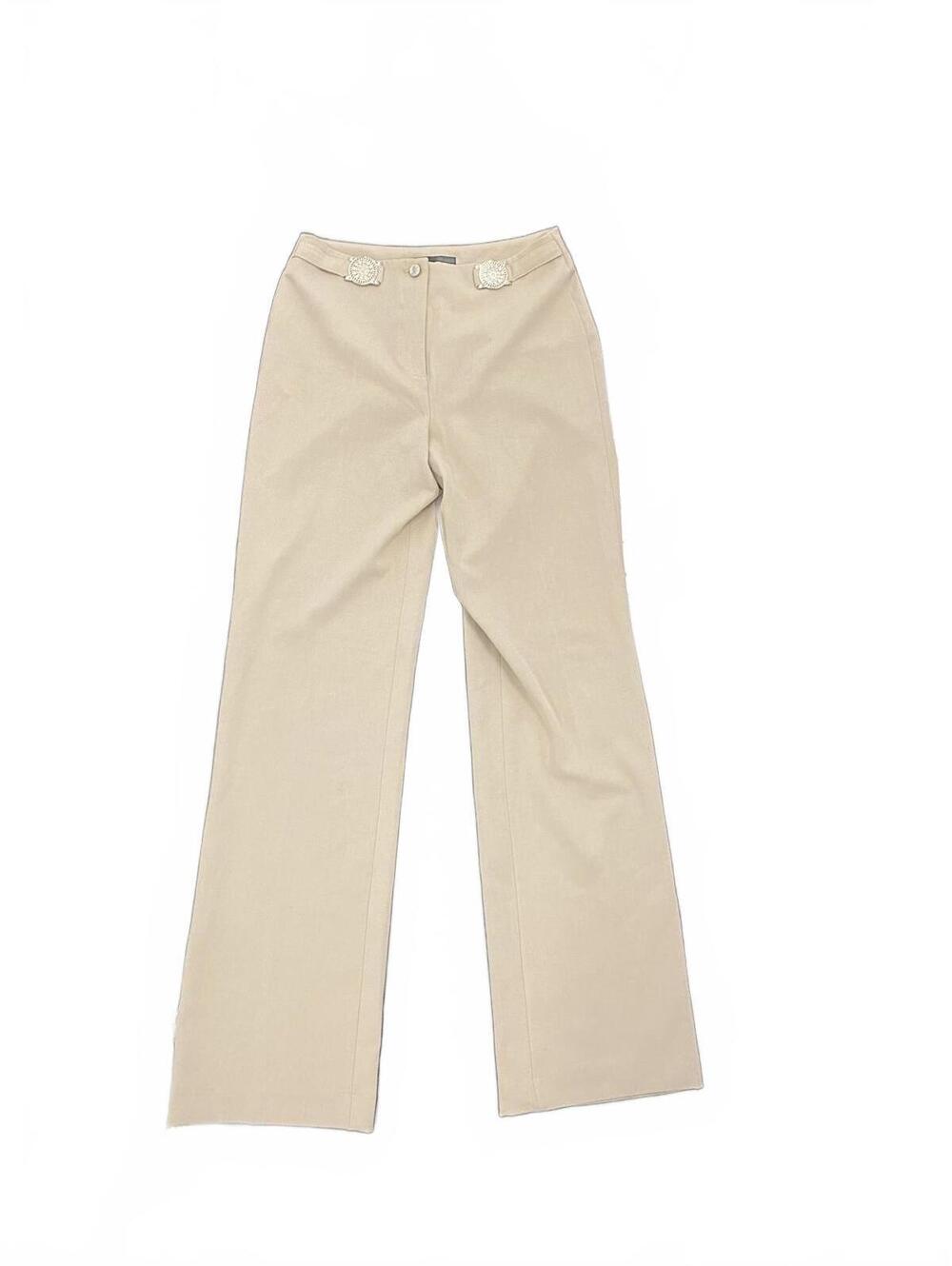 Tesoori Beige Wide Leg Women's pants